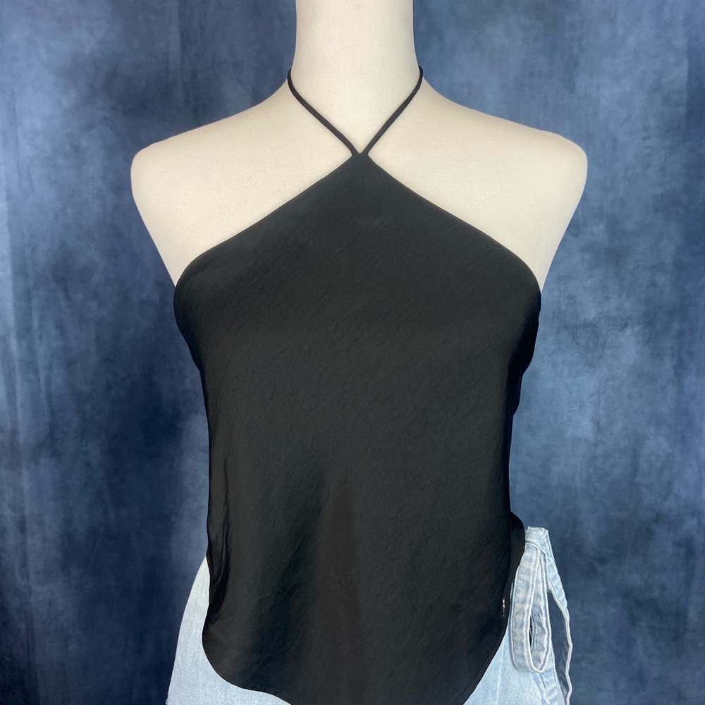 Fabletics- Black Handkerchief Top